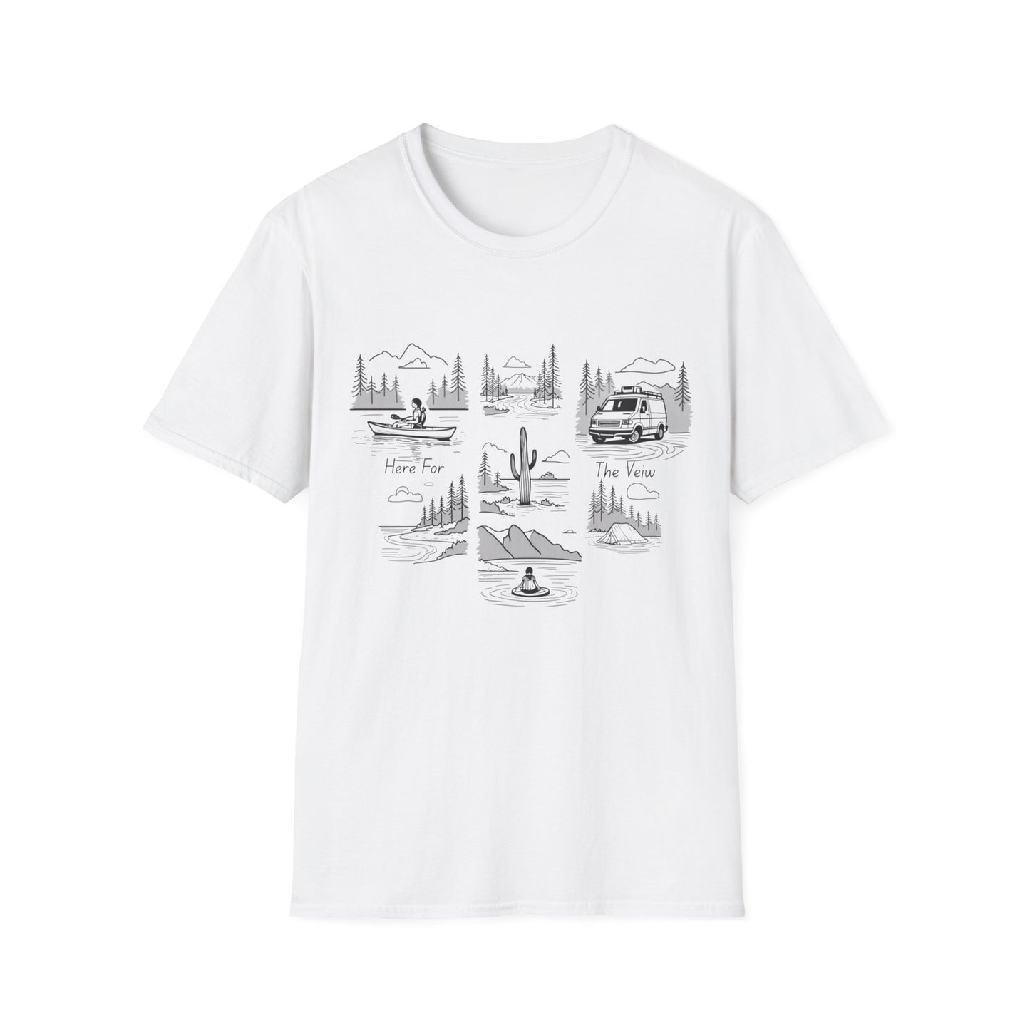 Here For The View T-Shirt