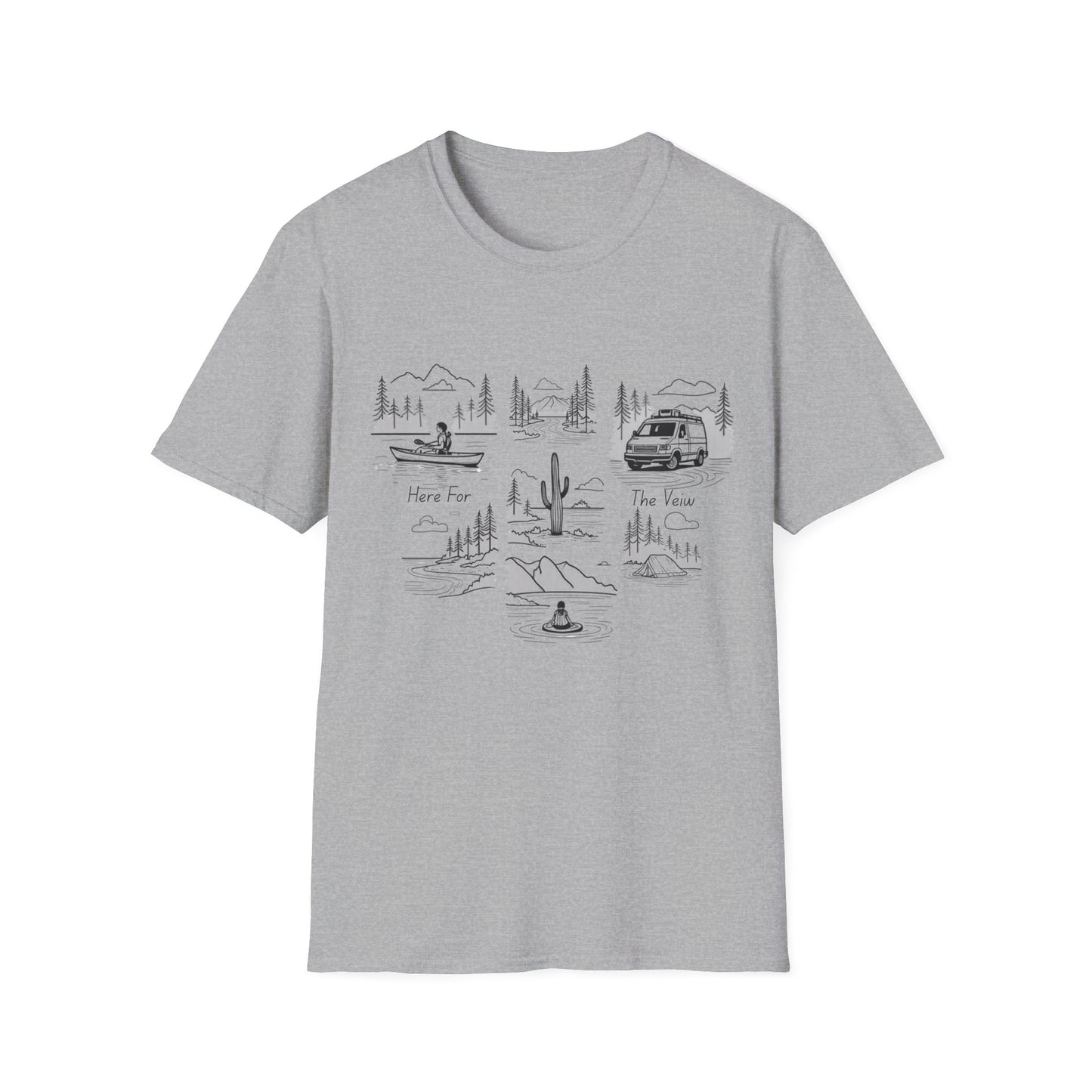 Here For The View T-Shirt
