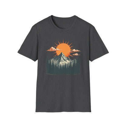 Retro Mountain Sunrise T-Shirt