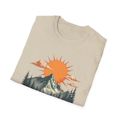 Retro Mountain Sunrise T-Shirt