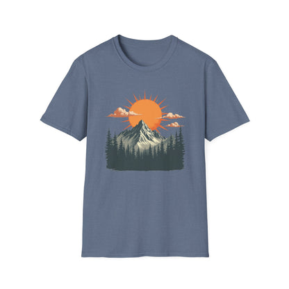 Retro Mountain Sunrise T-Shirt