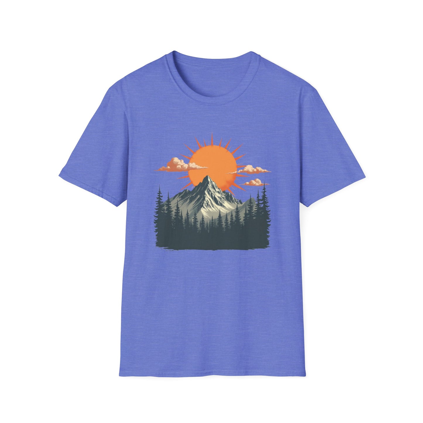 Retro Mountain Sunrise T-Shirt