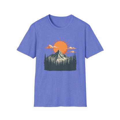 Retro Mountain Sunrise T-Shirt