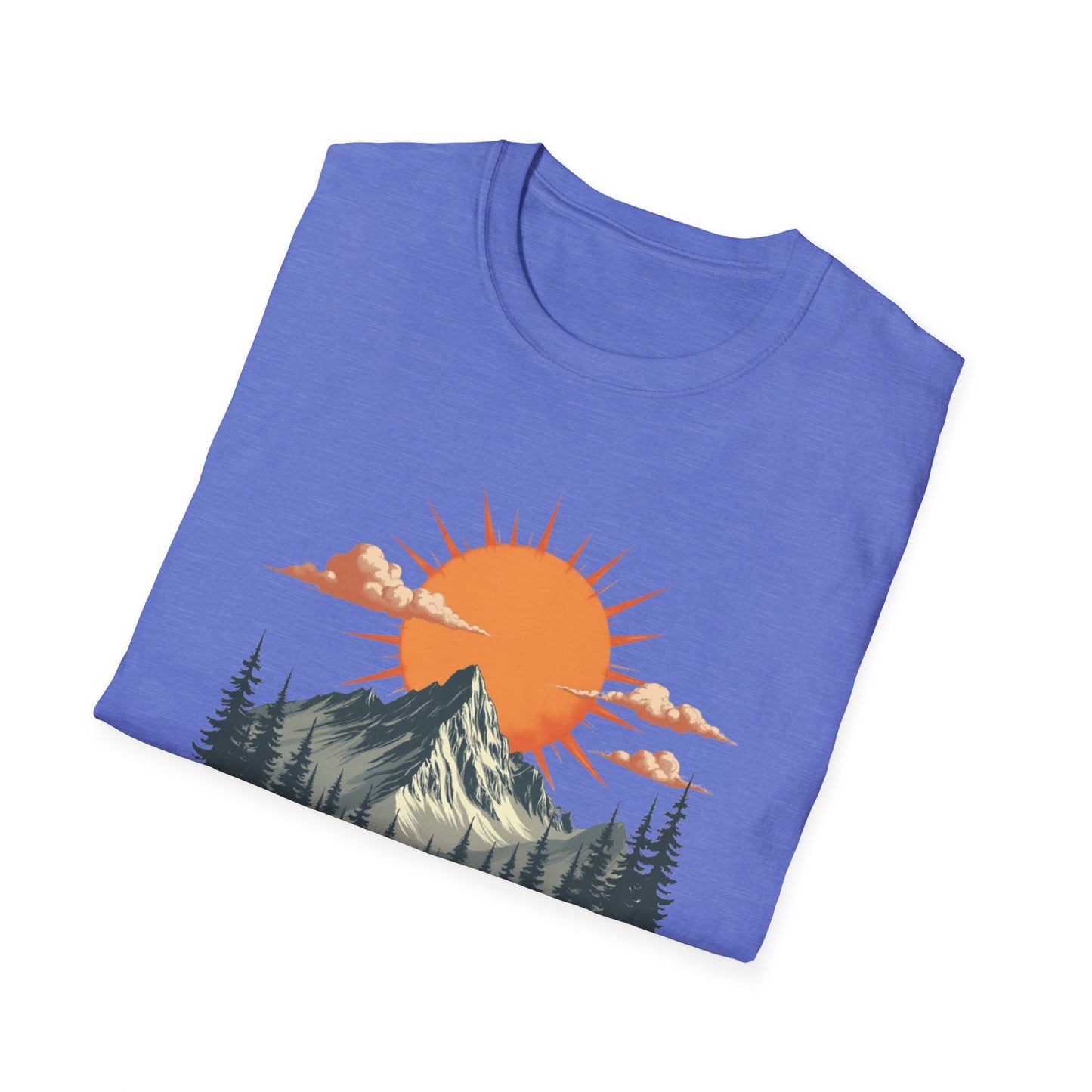 Retro Mountain Sunrise T-Shirt