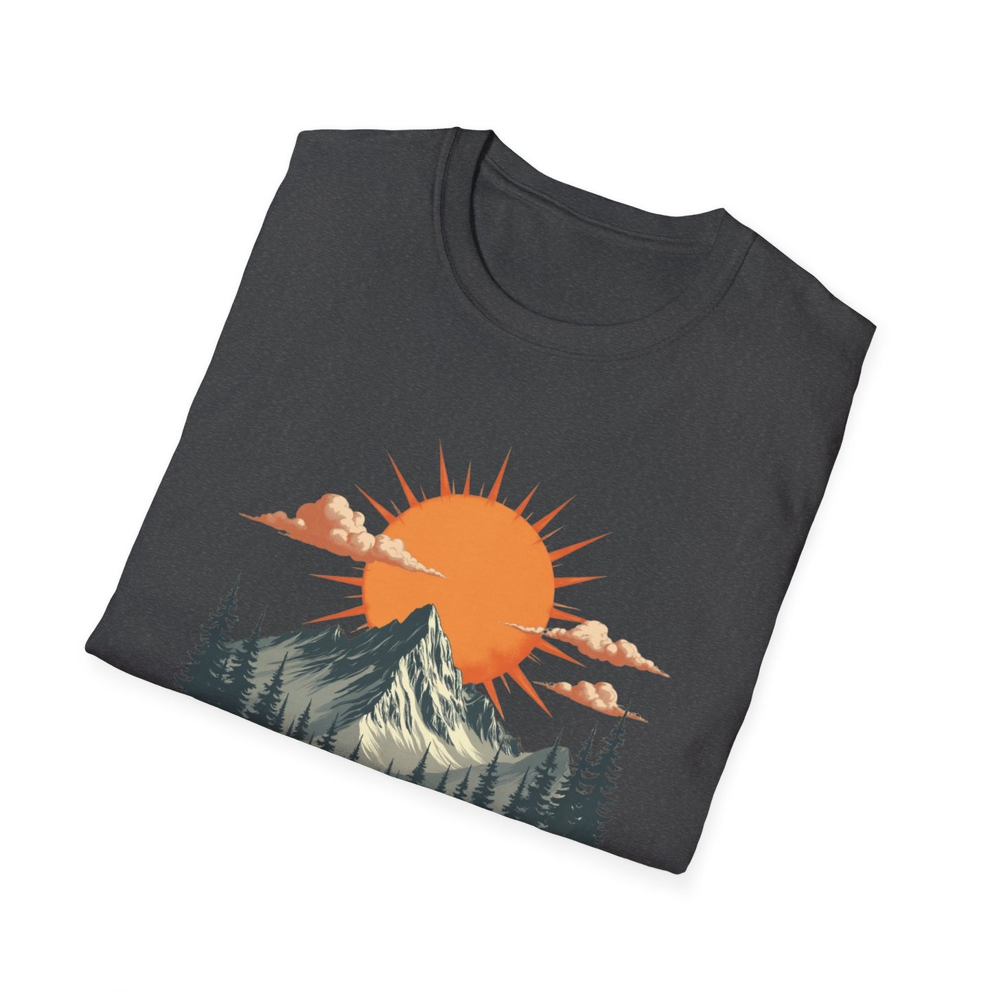 Retro Mountain Sunrise T-Shirt